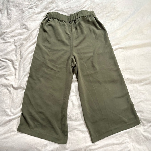 Madewell Huston Pull On Crop Pants size L in Kale - Picture 5 of 7